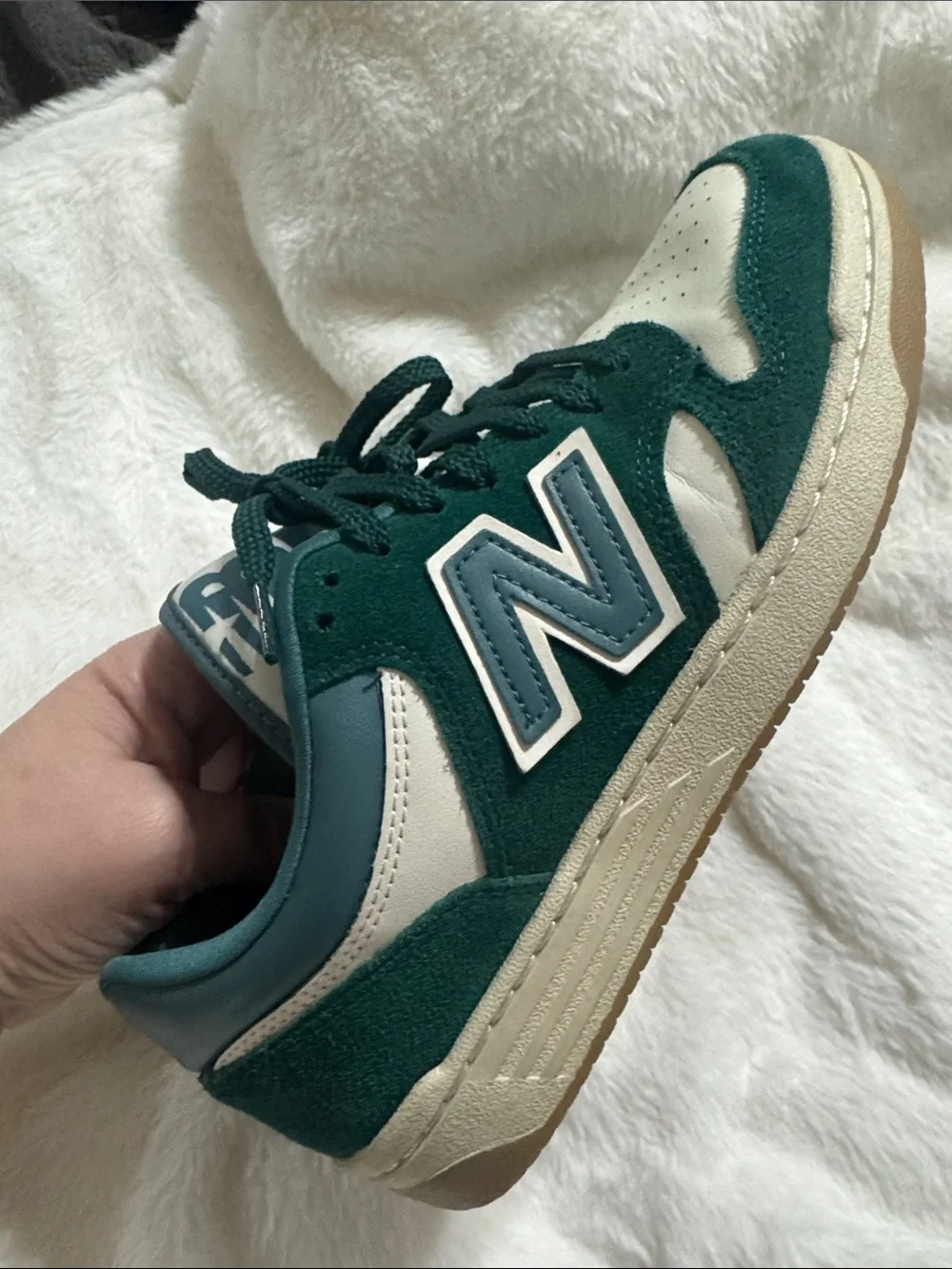 New Balance 480 Men's Green and blue Low-Top Sneakers